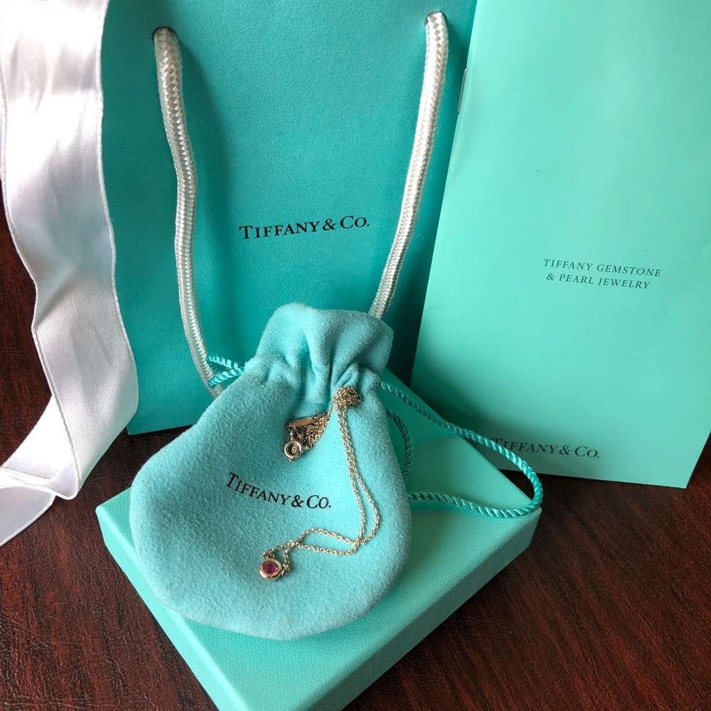 Tiffany and Co Pink Sapphire Necklace